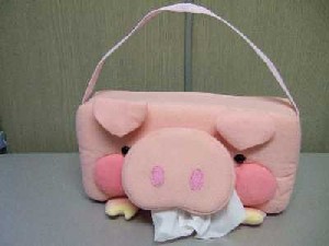 口からティッシュ